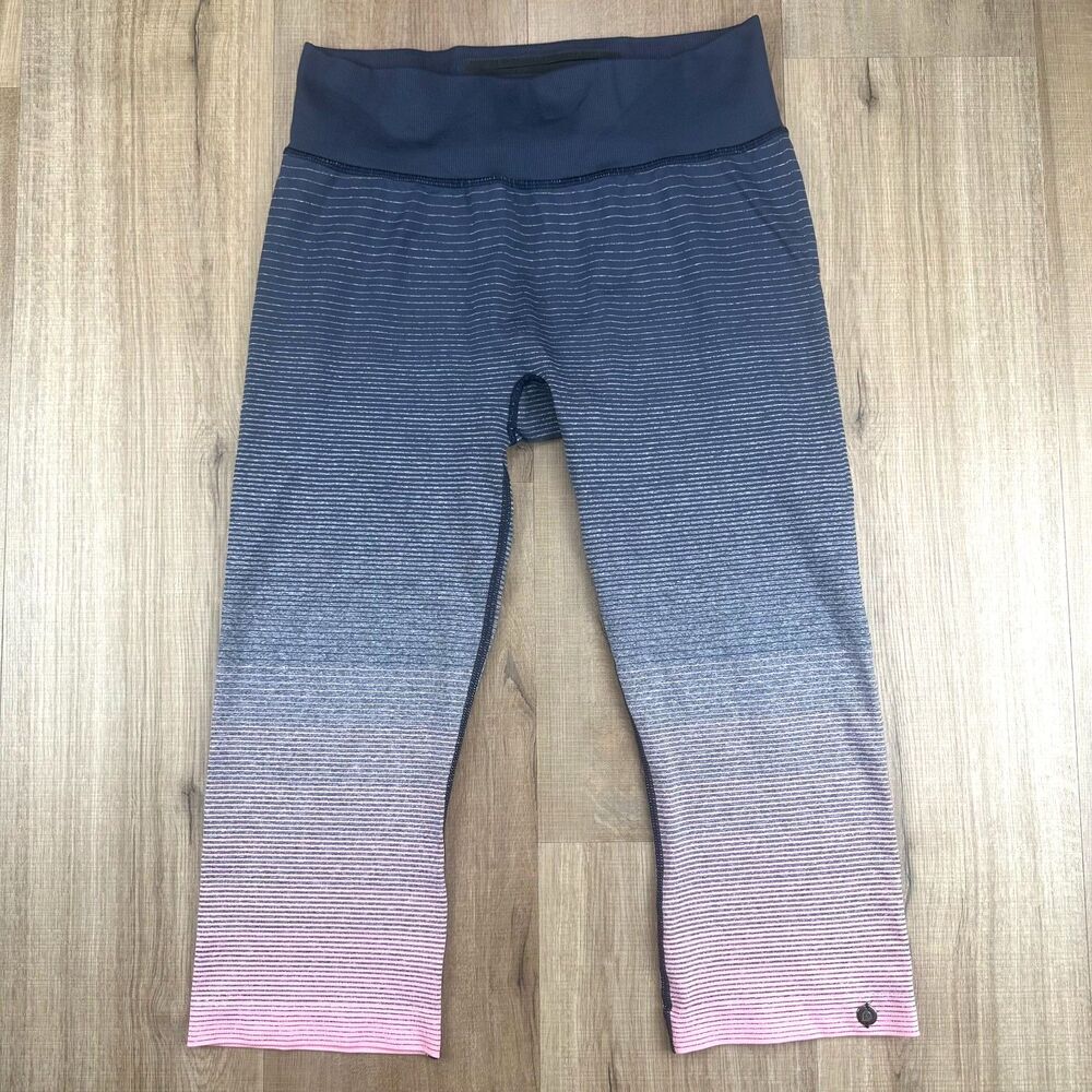 Brooks Streaker Pure Project Running Seamless  Capri Tight Leggings Women's Medi